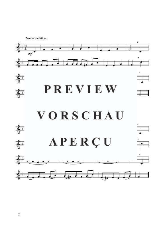 Produktgalerie: Seite 3 von 4 Im Märzen der Bauer , , (Trompete in B Solo)