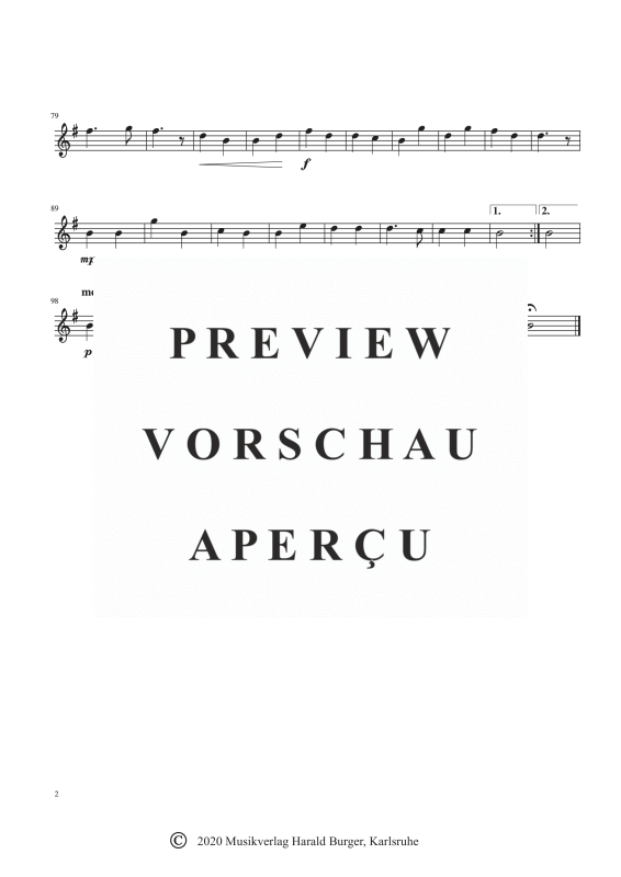 gallery: Herkules Trilogie, , Zupforchester - Einzelstimmen