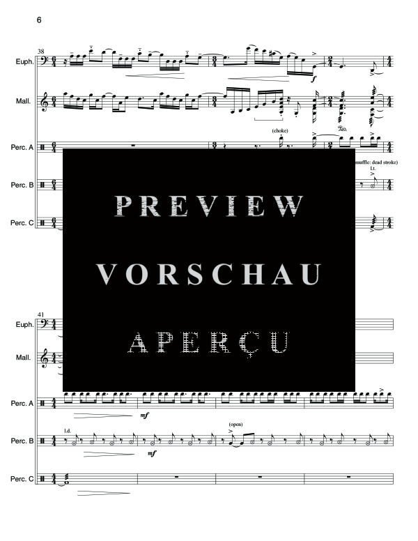 Product gallery: Page 10 of 11 Praxis, , (Euphonium Solo Percussion Ensemble)