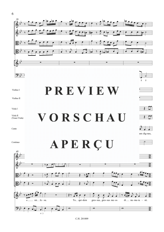 gallery: O anima iam veni, , (Gemischtes Ensemble Canto, Alto, 2 Violinen, 2 Violen und BC)