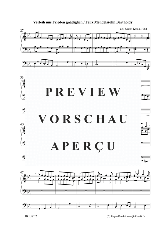 gallery: Verleih uns Frieden gnädiglich (Da nobis pacem, Domine), , Klavier und Gesang