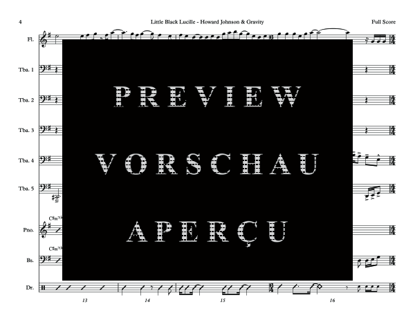 Produktgalerie: Seite 10 von 11 Little Black Lucille, , (Flöte Solo, 5x Tuba und Combo Band)