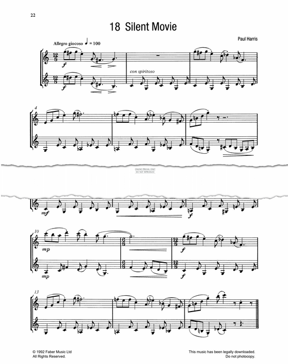 Product gallery: Page 1 of 1 Silent Movie, Paul Harris