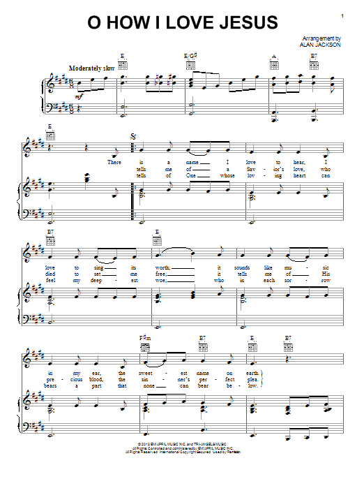 Produktbild zu: Oh, How I Love Jesus (O How I Love Jesus)