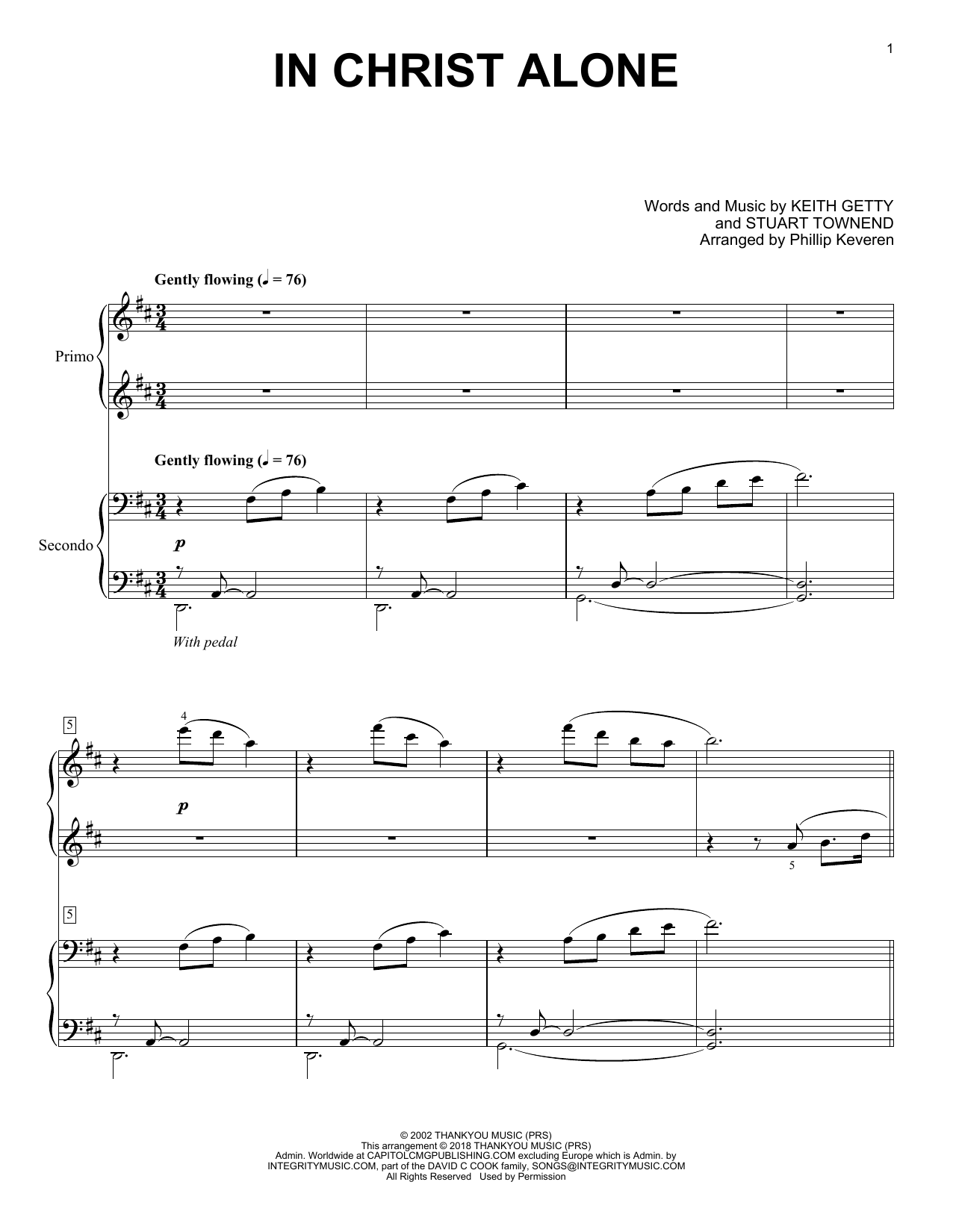 Produktbild zu: In Christ Alone (arr. Phillip Keveren)