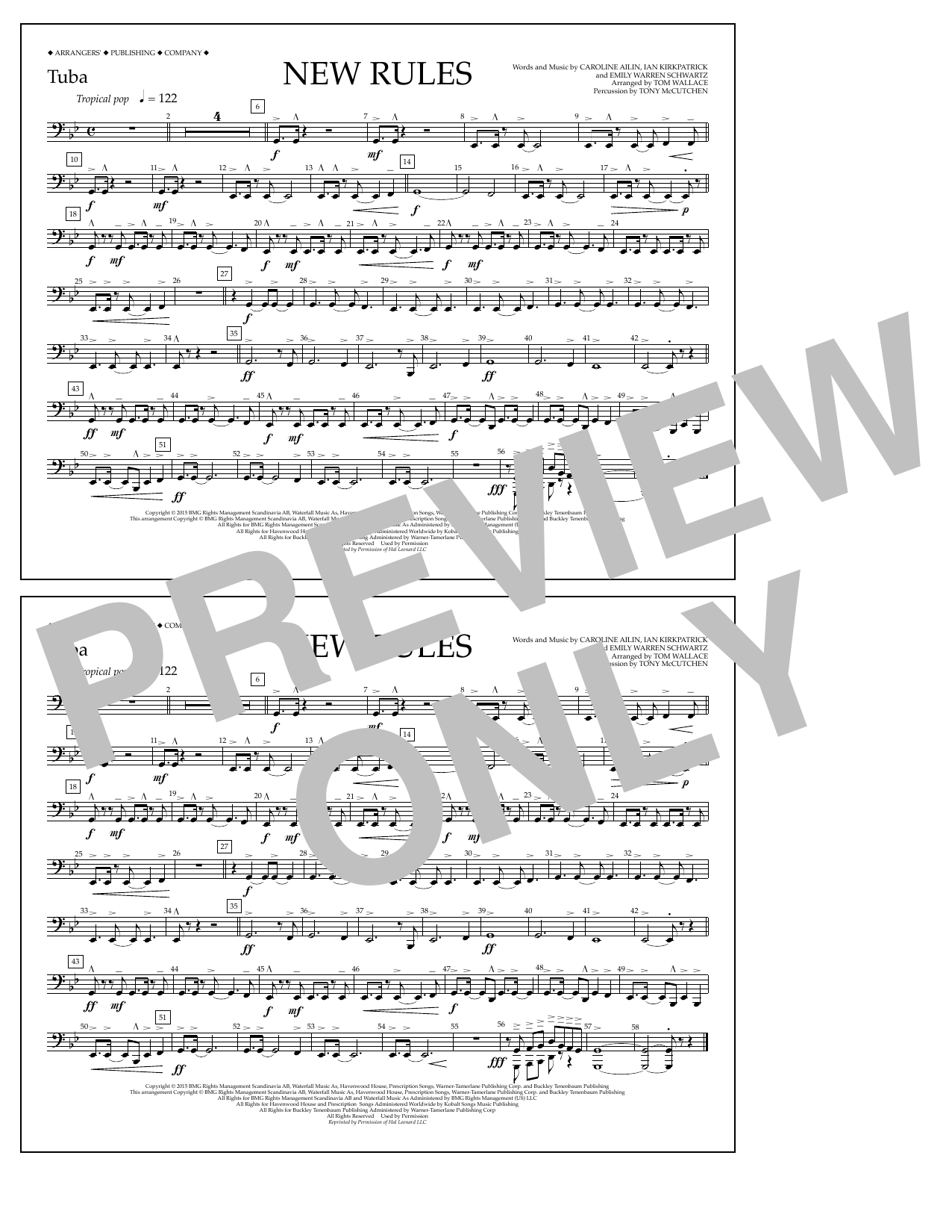 Produktbild zu: New Rules - Tuba
