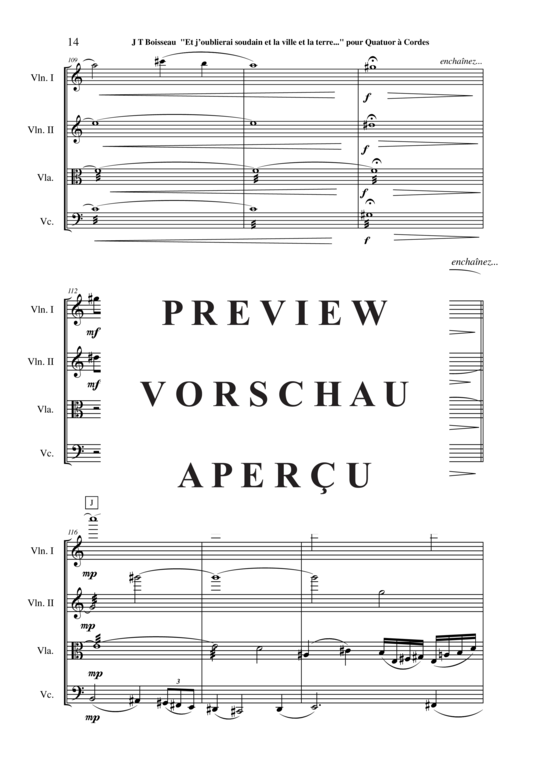 Produktgalerie: Seite 15 von 21 Et j´oublirai soudain et la ville et la terre , , (Streicherquartett)