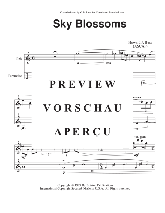 Product gallery: Page 8 of 21 Sky Blossoms , , (flute and one percussion)