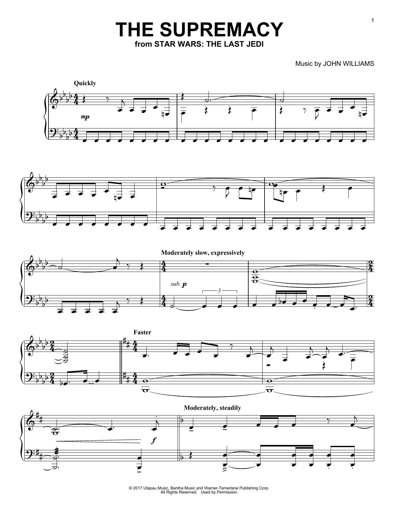 Product gallery: Page 1 of 1 The Supremacy, John Williams
