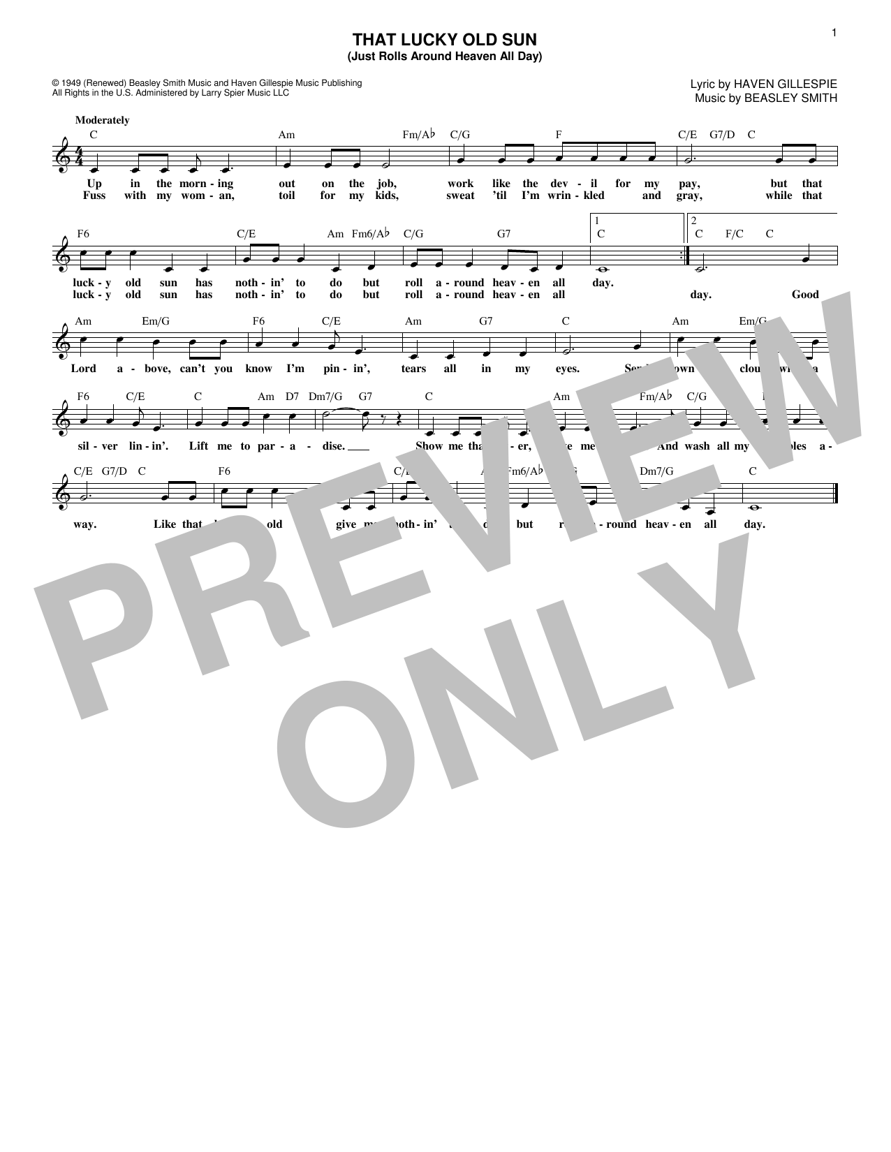 Produktbild zu: That Lucky Old Sun
