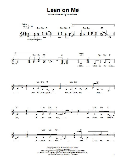 Product gallery: Page 1 of 1 Lean On Me, Bill Withers