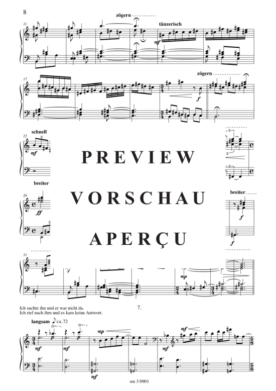 Product gallery: Page 10 of 13 Verzaubert hast du mich , , Piano Solo