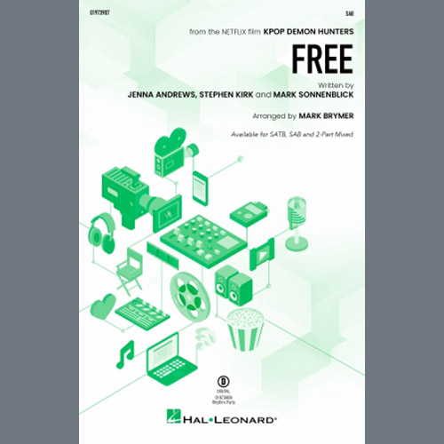 Produktbild zu: Free (from KPop Demon Hunters) (arr. Mark Brymer)