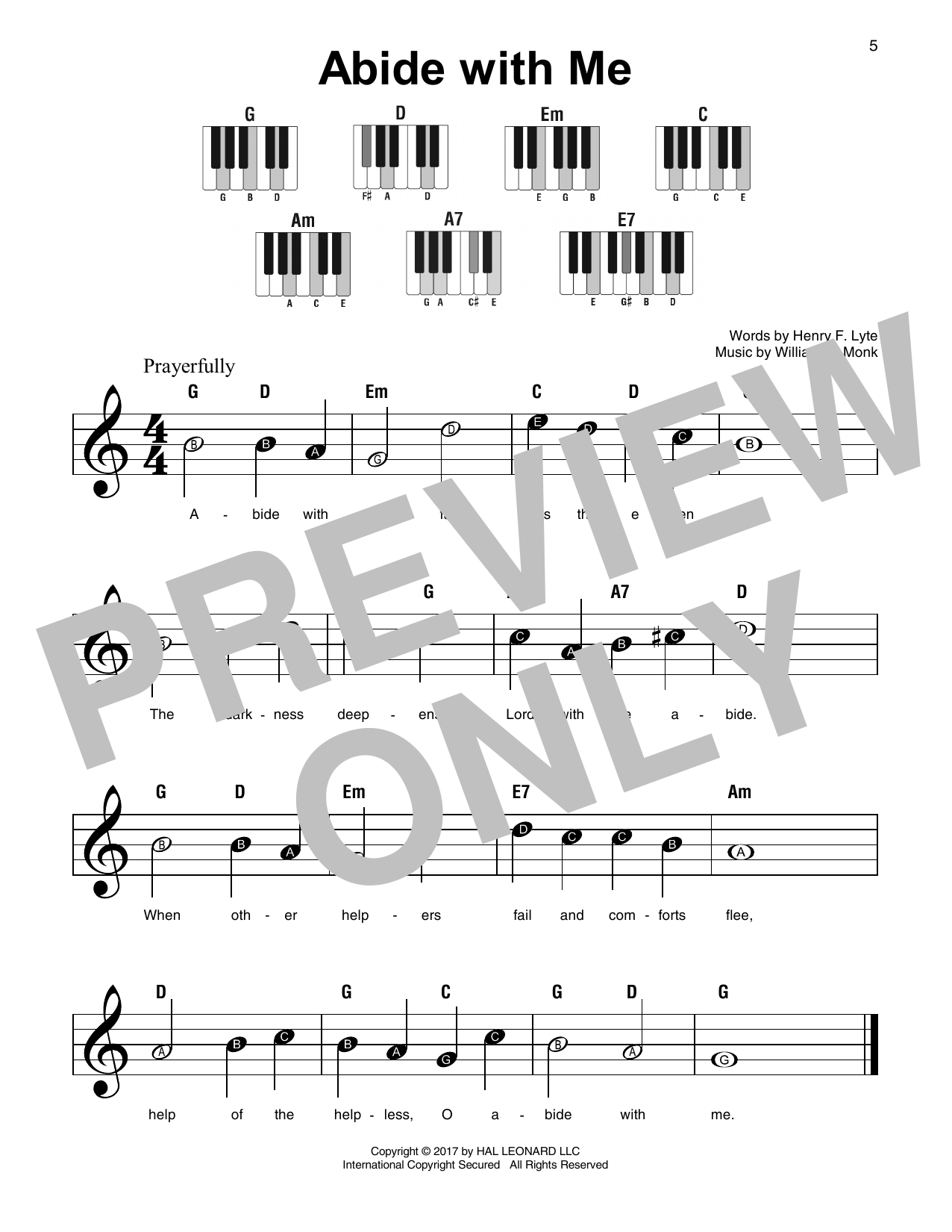 Produktbild zu: Abide With Me