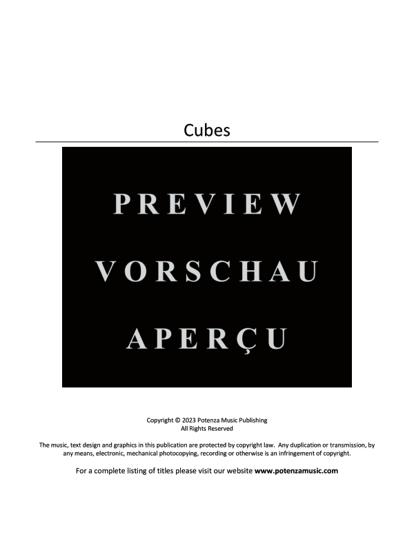 Product gallery: Page 3 of 11 Cubes, , (Tuba Quartet TTTT)