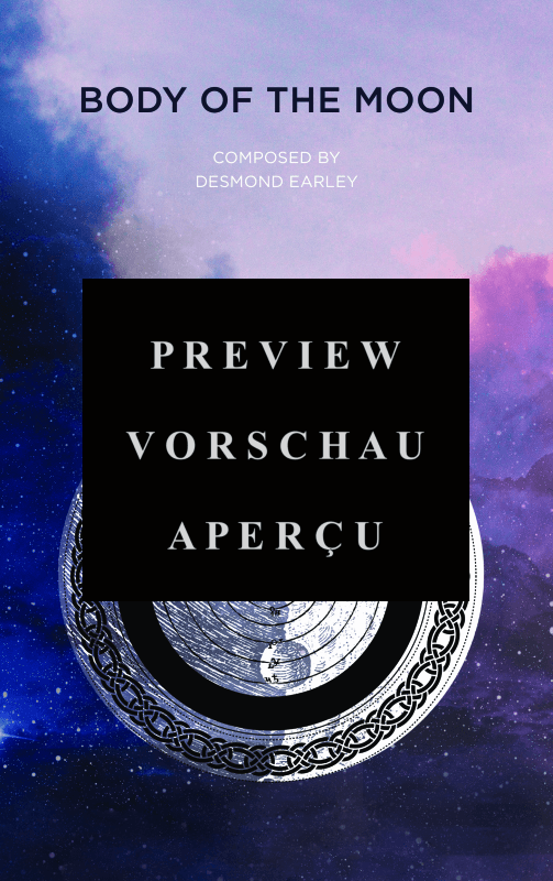 Produktgalerie: Seite 2 von 11 Body of the Moon, , Solo Gesang, Gemischter Chor, Violoncello und Trommel