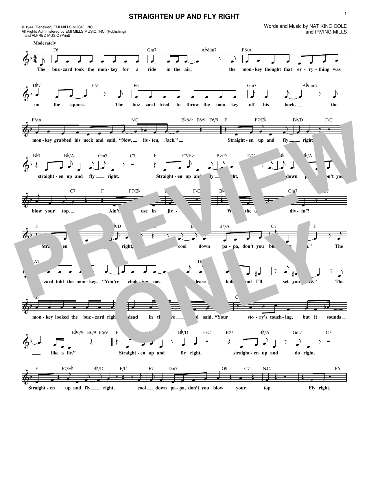 Produktgalerie: Seite 1 von 1 Straighten Up And Fly Right, Linda Ronstadt, Melodieinstrument