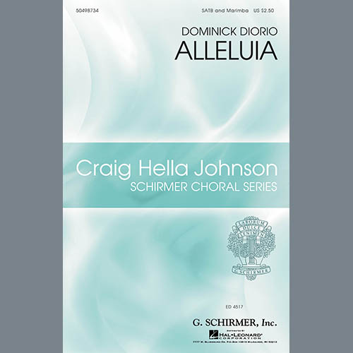 cover: Alleluia (Includes Marimba), Dominick DiOrio, Chor