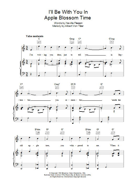 Produktbild zu: I'll Be With You In Apple Blossom Time