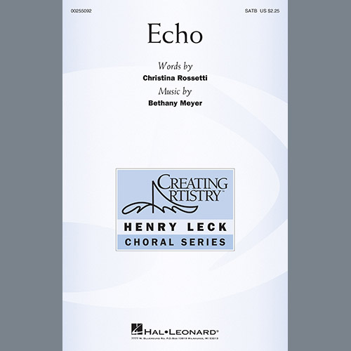 cover: Echo, Bethany Meyer, Chor