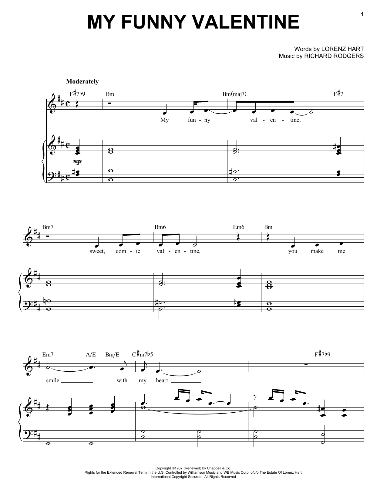 Produktbild zu: My Funny Valentine