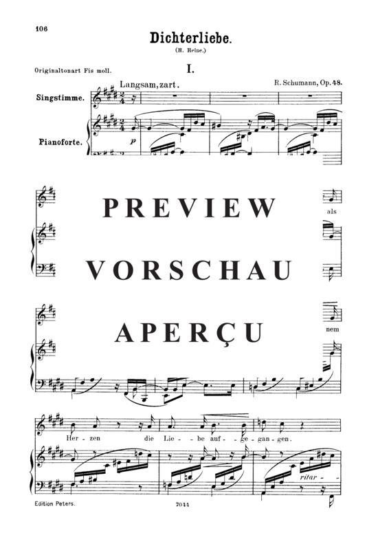 gallery: Im wunderschönen Monat Mai, Op.48 No.1 , , (Gesang tief + Klavier)