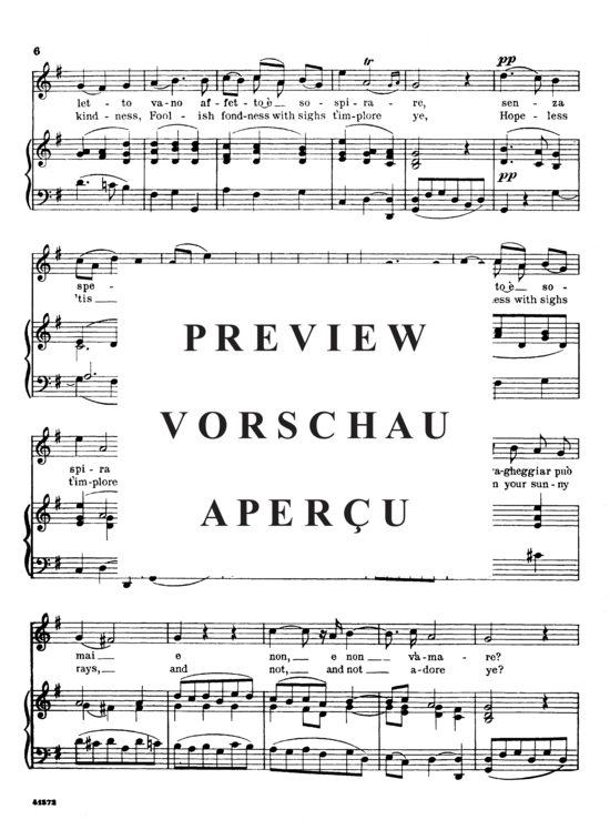 gallery: Per la gloria d´adorarvi , Parisotti, Alessandro, (Gesang hoch + Klavier)