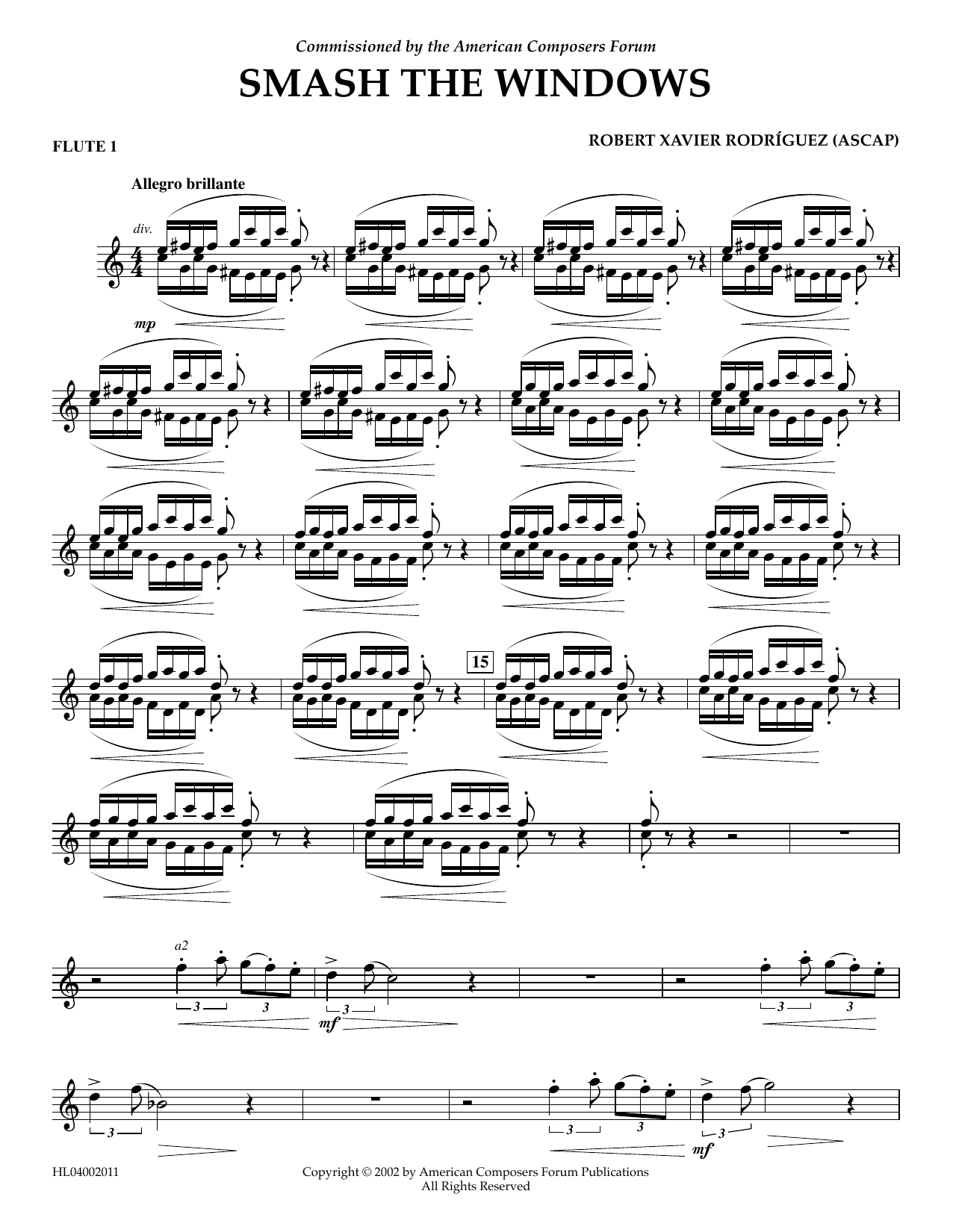 Product picture to: Smash the Windows - Flute 1