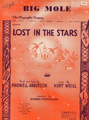 cover: Big Mole (from 'Lost In The Stars'), Kurt Weill, Gesang, Gitarre, Klavier