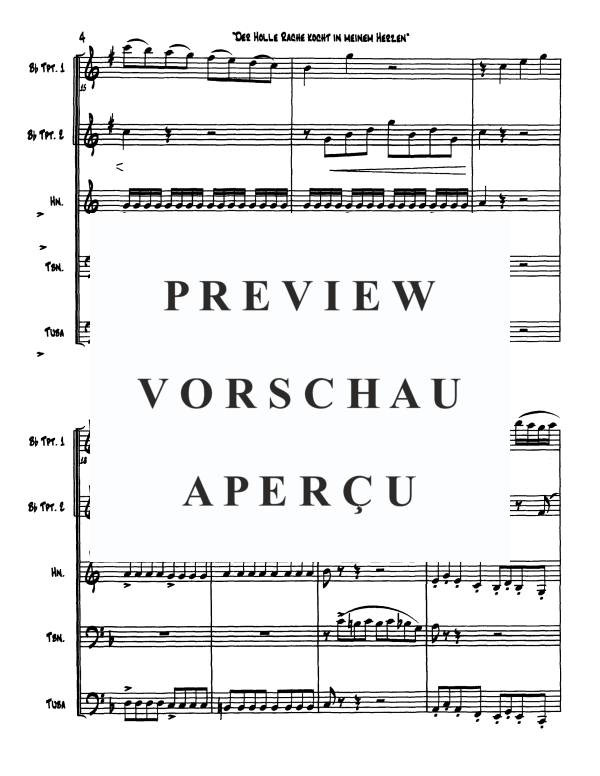 Product gallery: Page 6 of 11 Queen of the Night's Aria, , Brass Quintet