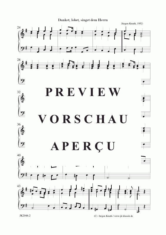 Produktgalerie: Seite 11 von 11 Danket, lobet, singet dem Herrn, , Gesang + Klavier/Orgel/Cembalo
