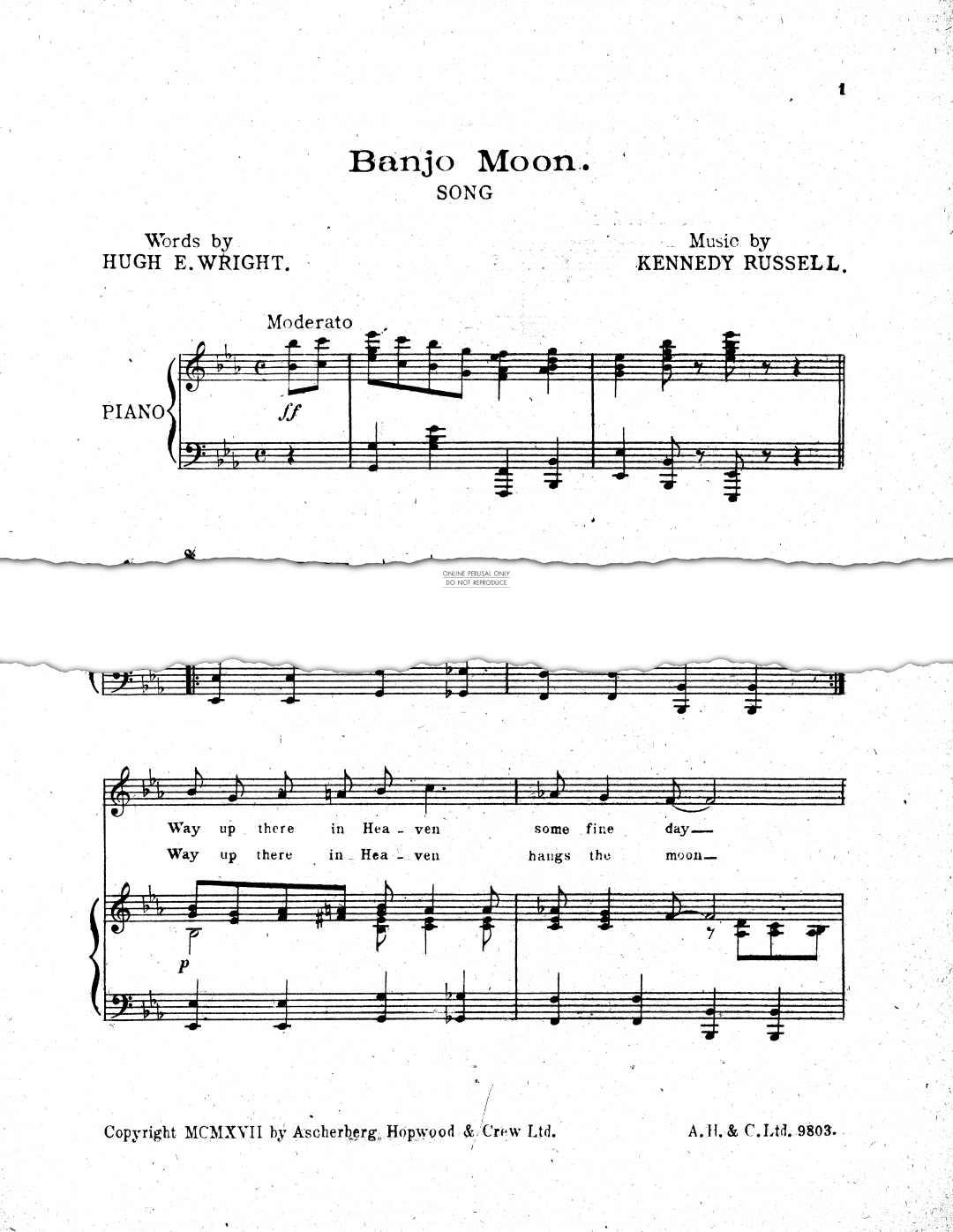 Produktgalerie: Seite 1 von 1 Banjo Moon, Kennedy Russell, Gesang, Klavier