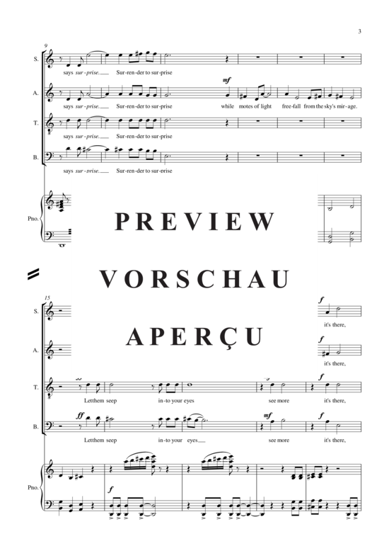 Product gallery: Page 4 of 16 Just Now , , (mixed choir SATB + piano reduction)