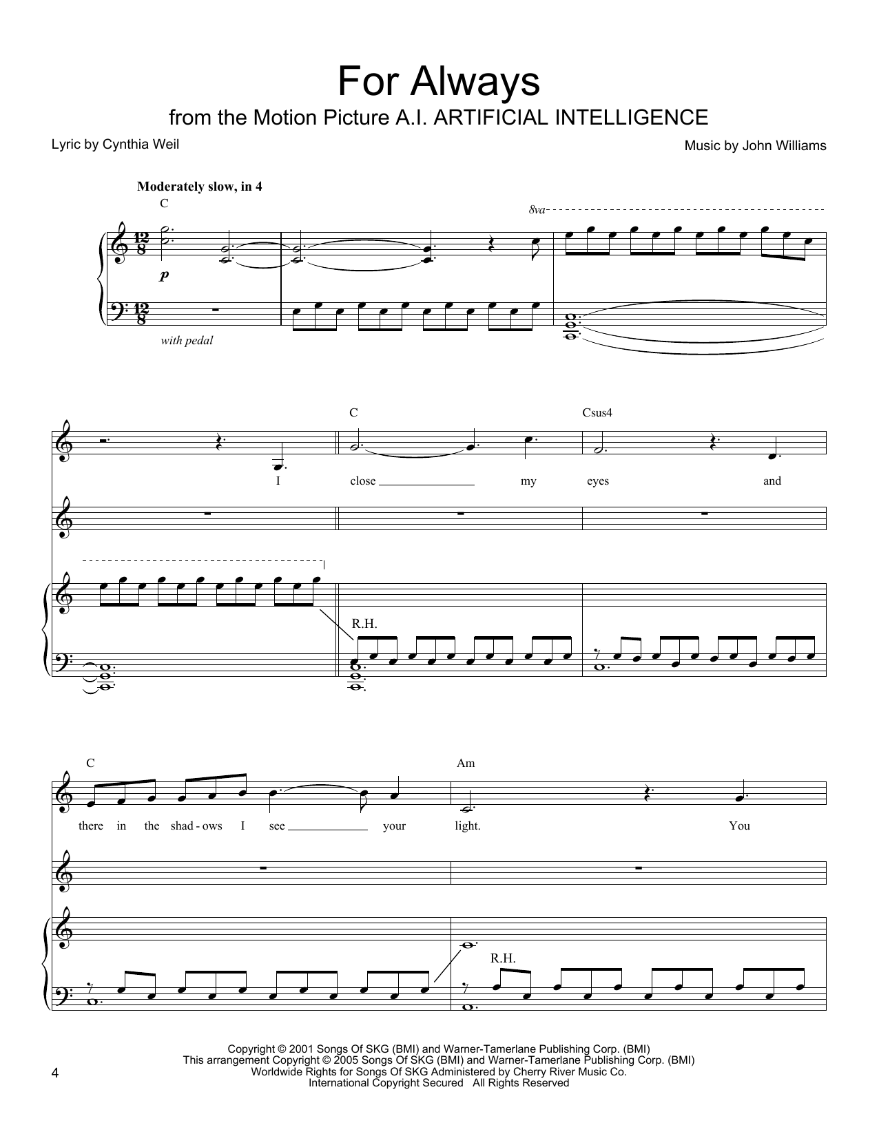 Produktgalerie: Seite 1 von 1 For Always, John Williams, Gesang