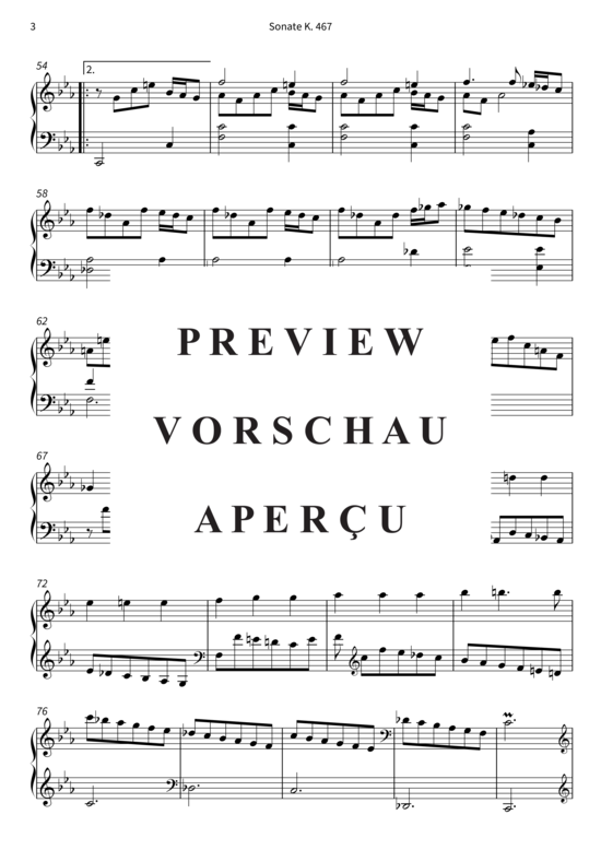 Produktgalerie: Seite 6 von 8 Sonate K. 467 , , Klavier Solo