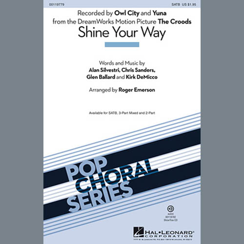 cover: Shine Your Way (from The Croods) (arr. Roger Emerson), Owl City