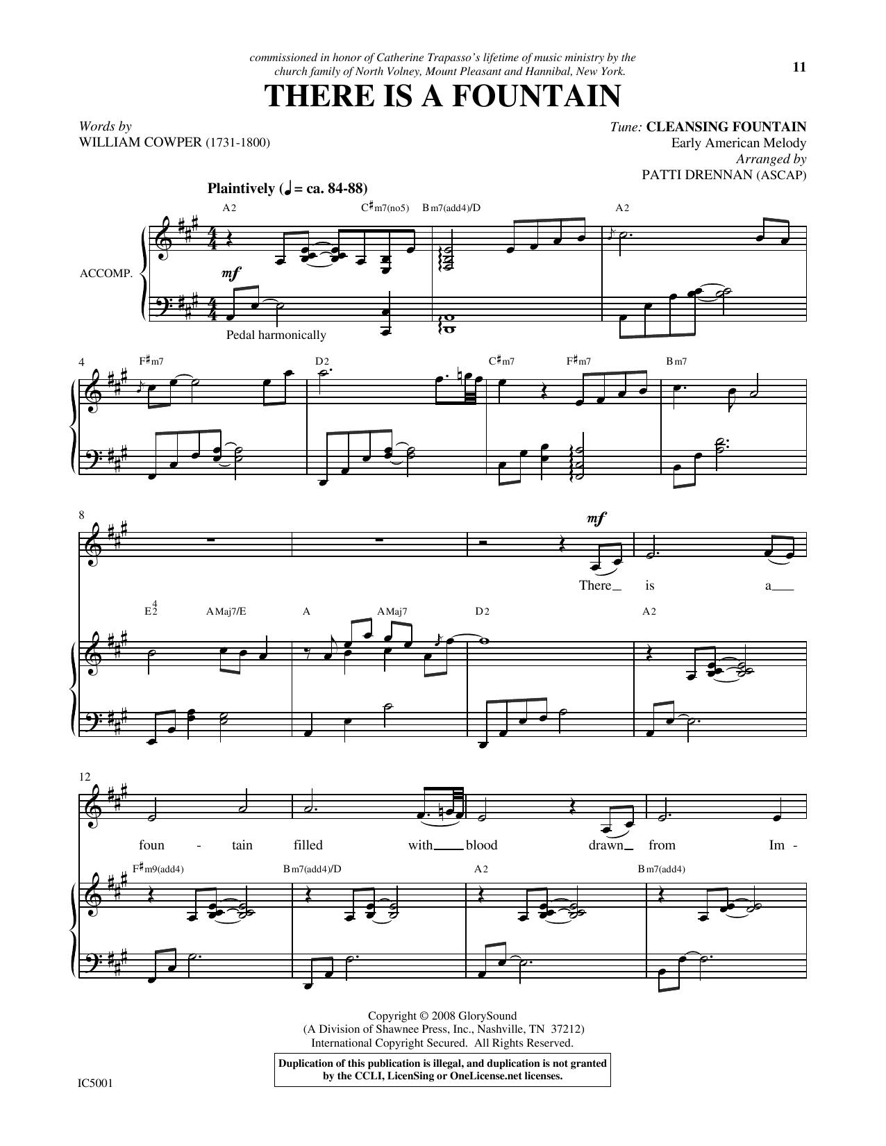 Produktgalerie: Seite 1 von 1 There Is A Fountain, Patti Drennan, Gesang, Klavier