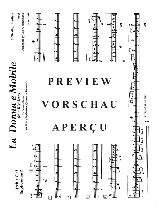 Product gallery: Page 9 of 11 La Donna e Mobile , , (Tuba Quartett EETT)