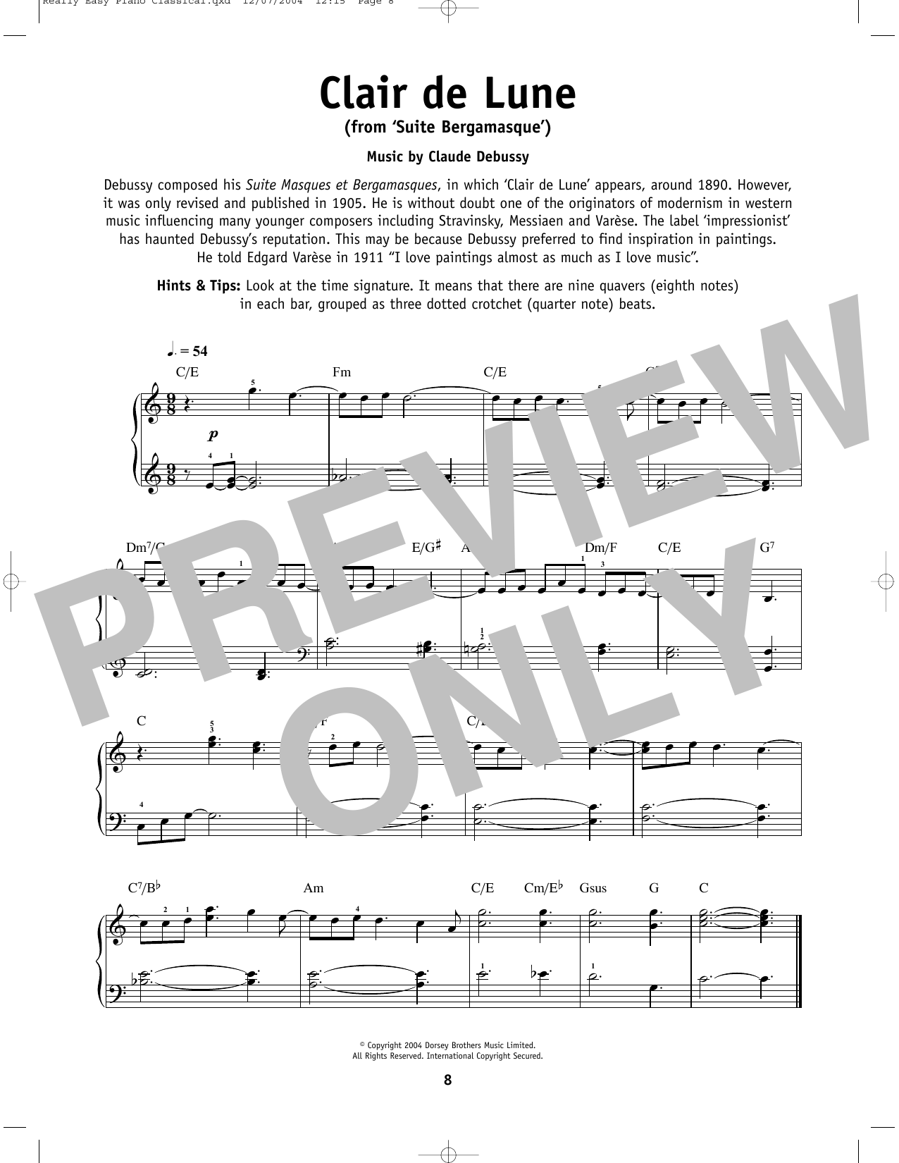 Produktbild zu: Clair De Lune