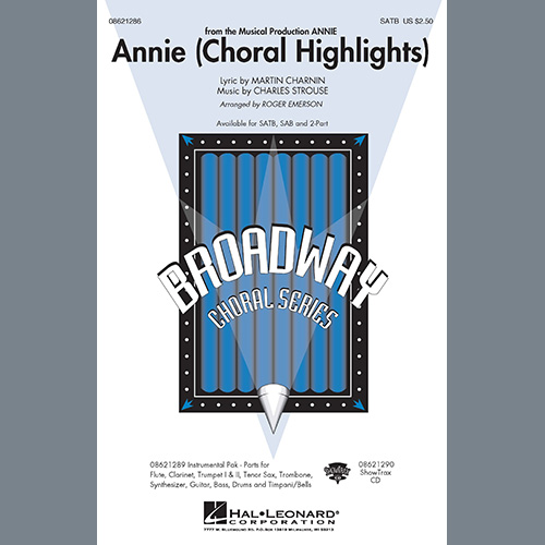 cover: Annie (Choral Highlights) (arr. Roger Emerson), Charles Strouse