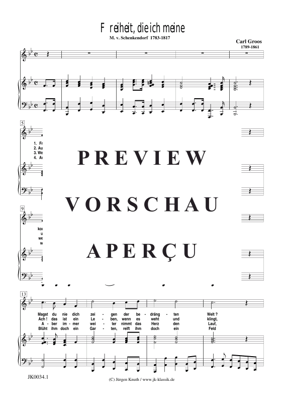 Produktgalerie: Seite 2 von 5 Freiheit, die ich meine, , Klavier und Gesang