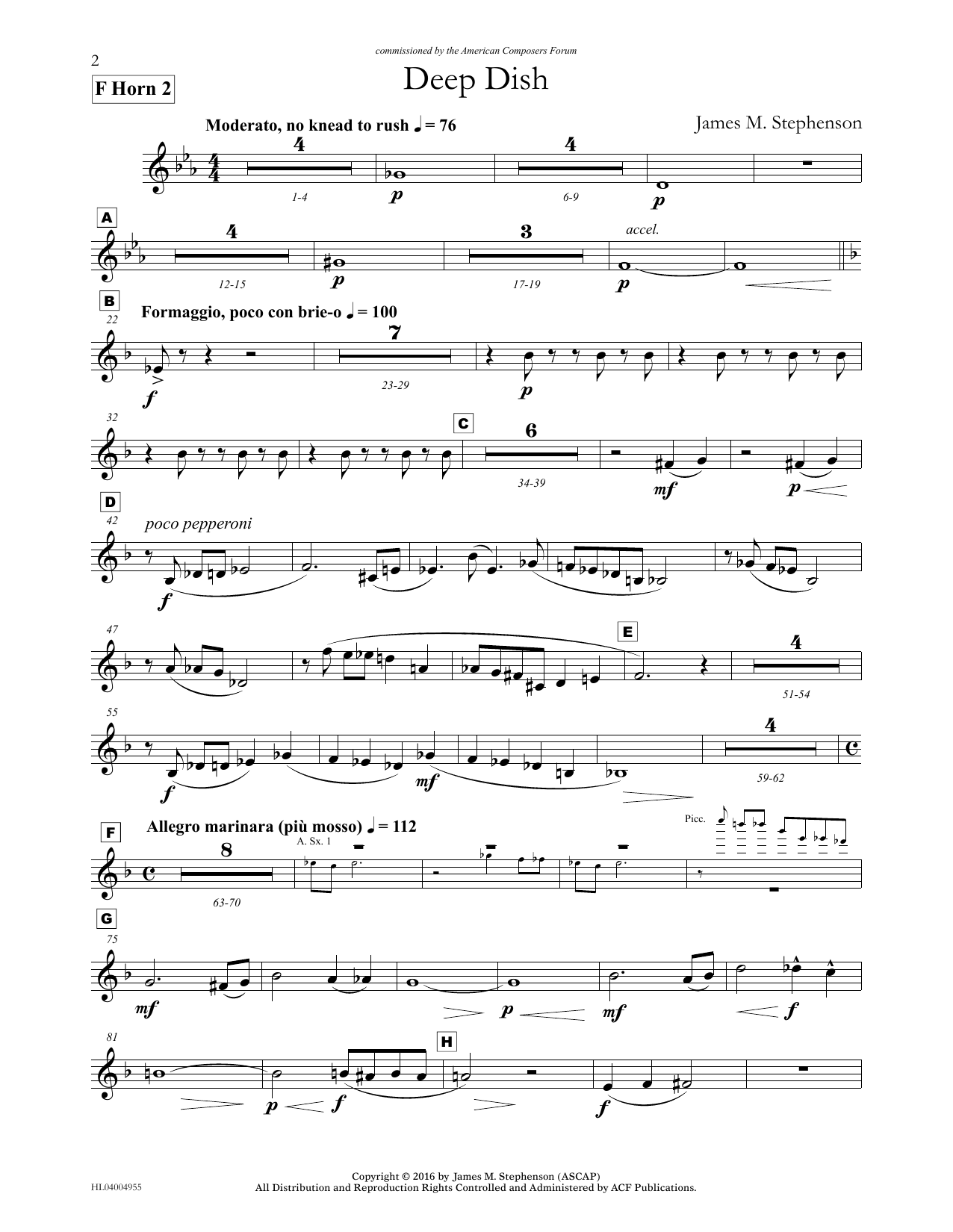 Produktbild zu: Deep Dish - F Horn 2