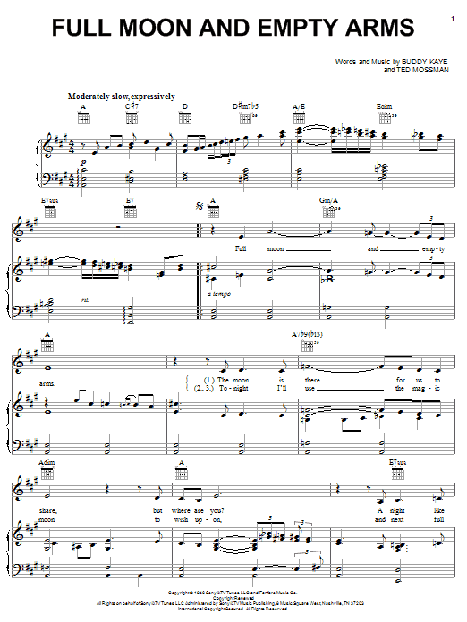 Product gallery: Page 1 of 1 Full Moon And Empty Arms, Frank Sinatra