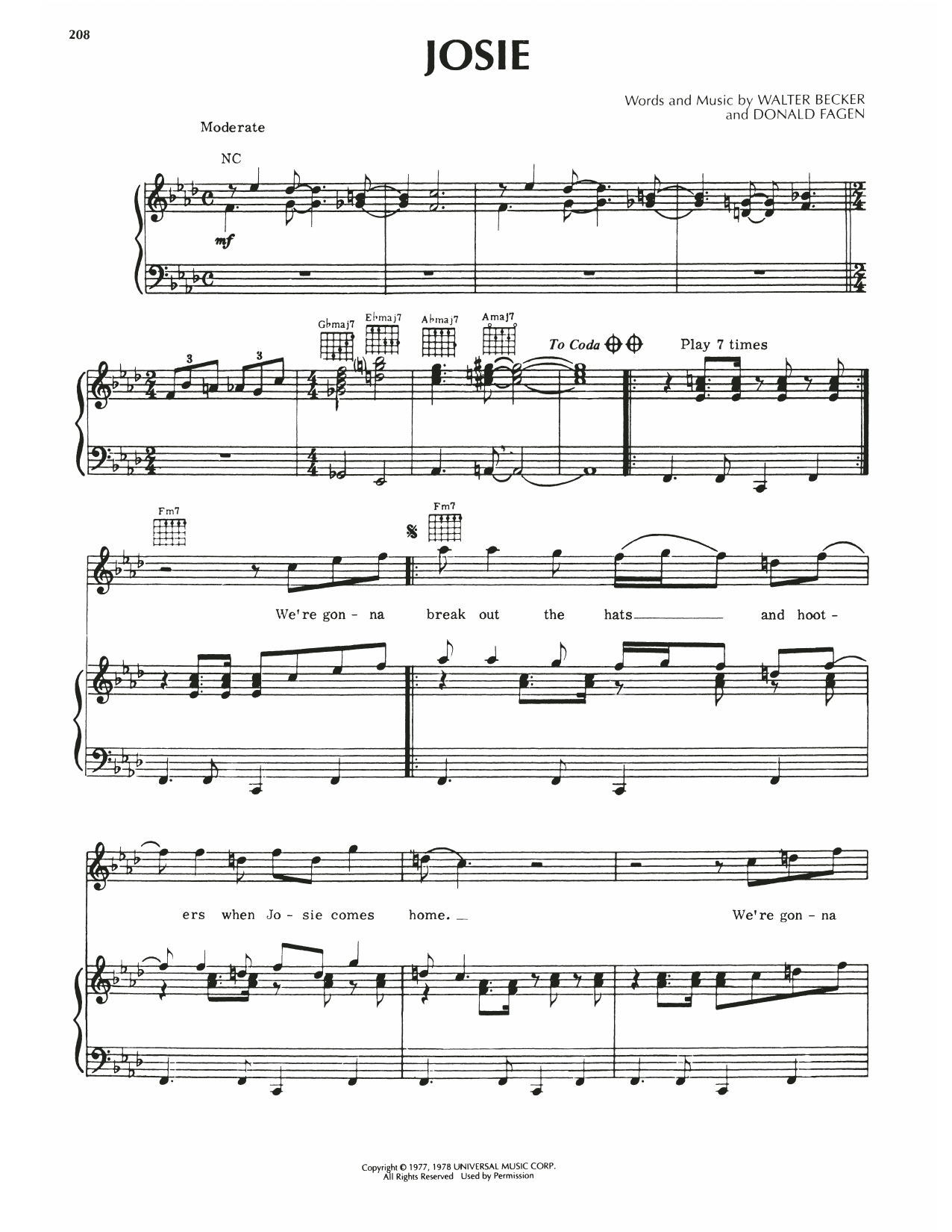 Produktbild zu:  Josie - Steely Dan