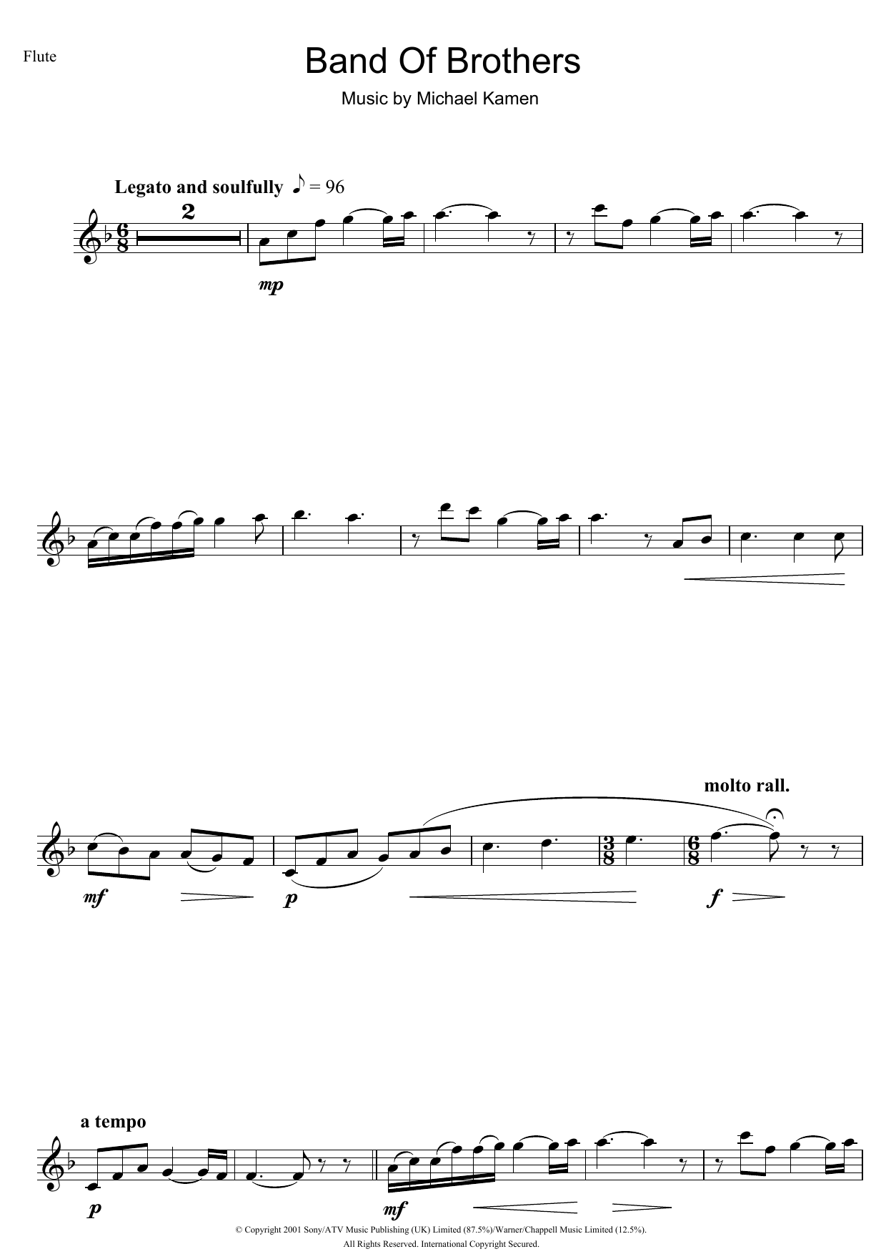 Product gallery: Page 1 of 1 Band Of Brothers, Michael Kamen