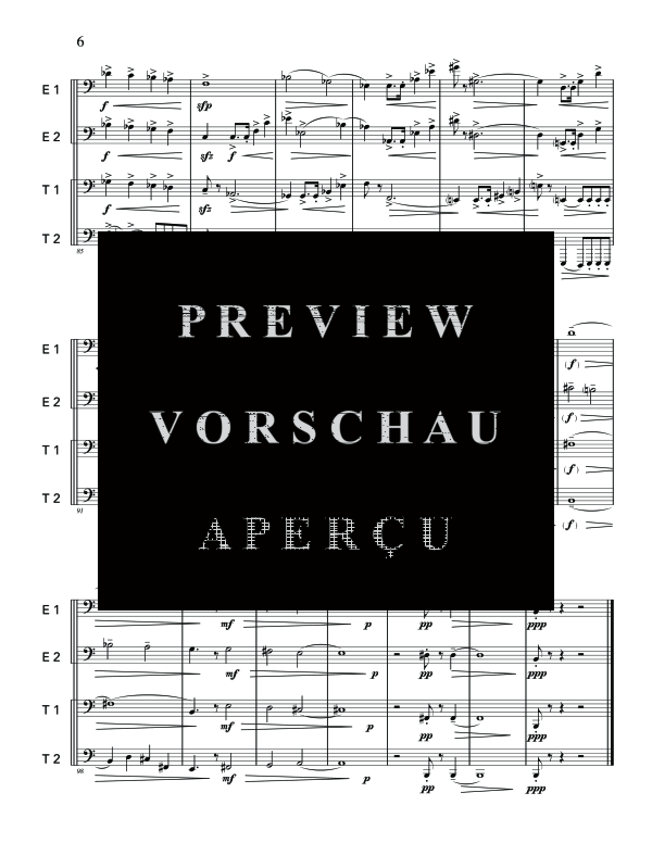 Product gallery: Page 10 of 11 Tuba Quartet, Op. 59, , (Tuba Quartett EETT)