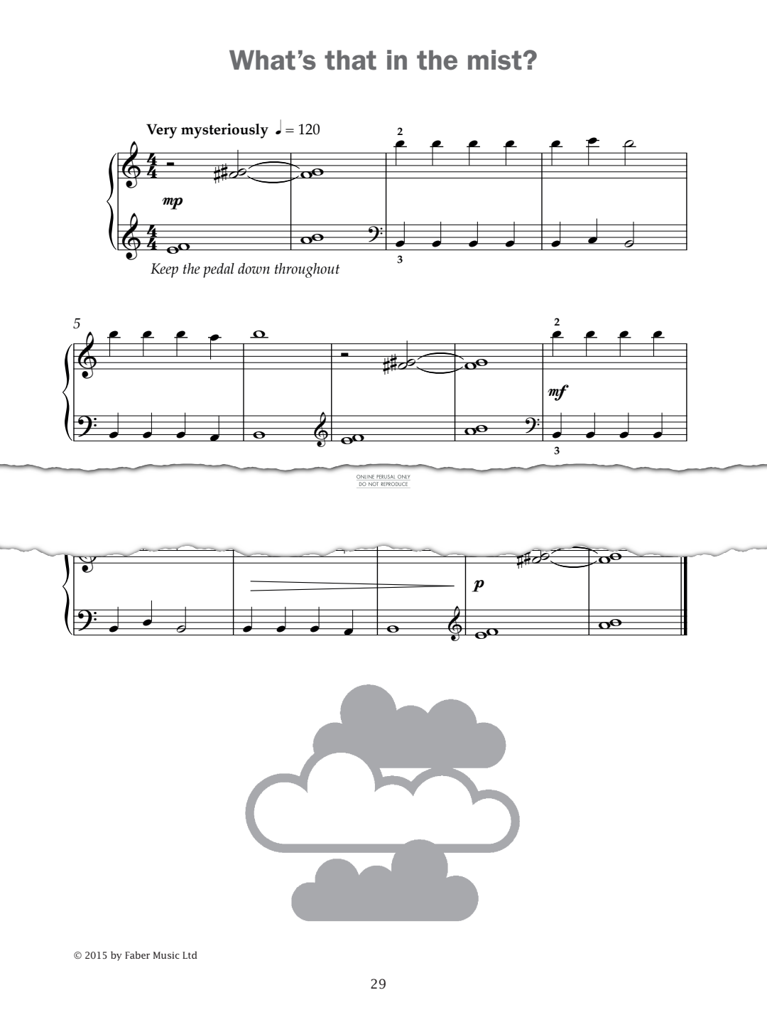 Produktgalerie: Seite 1 von 1 What's that in the mist? (from 'Improve Your Sight-Reading! A Piece a Week Piano Grade 1'), , Klavier