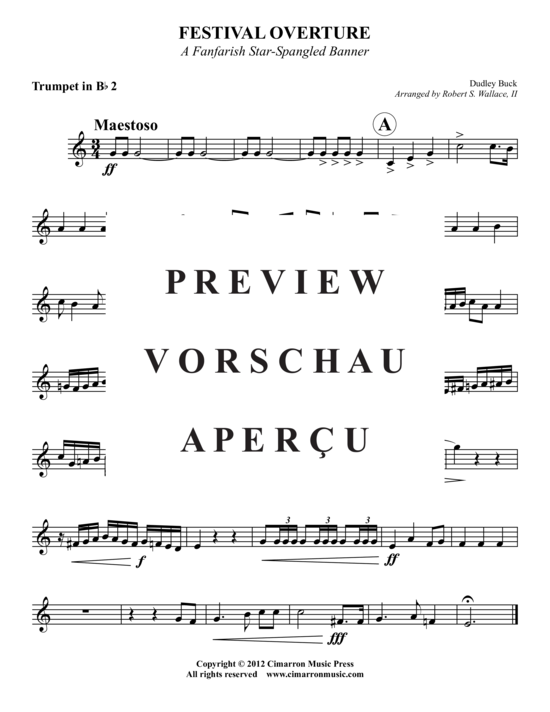 Produktgalerie: Seite 5 von 8 Festival Overture , , (Blechbläserquintett)
