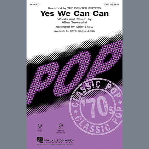 cover: Yes We Can Can (arr. Kirby Shaw), The Pointer Sisters, Chor