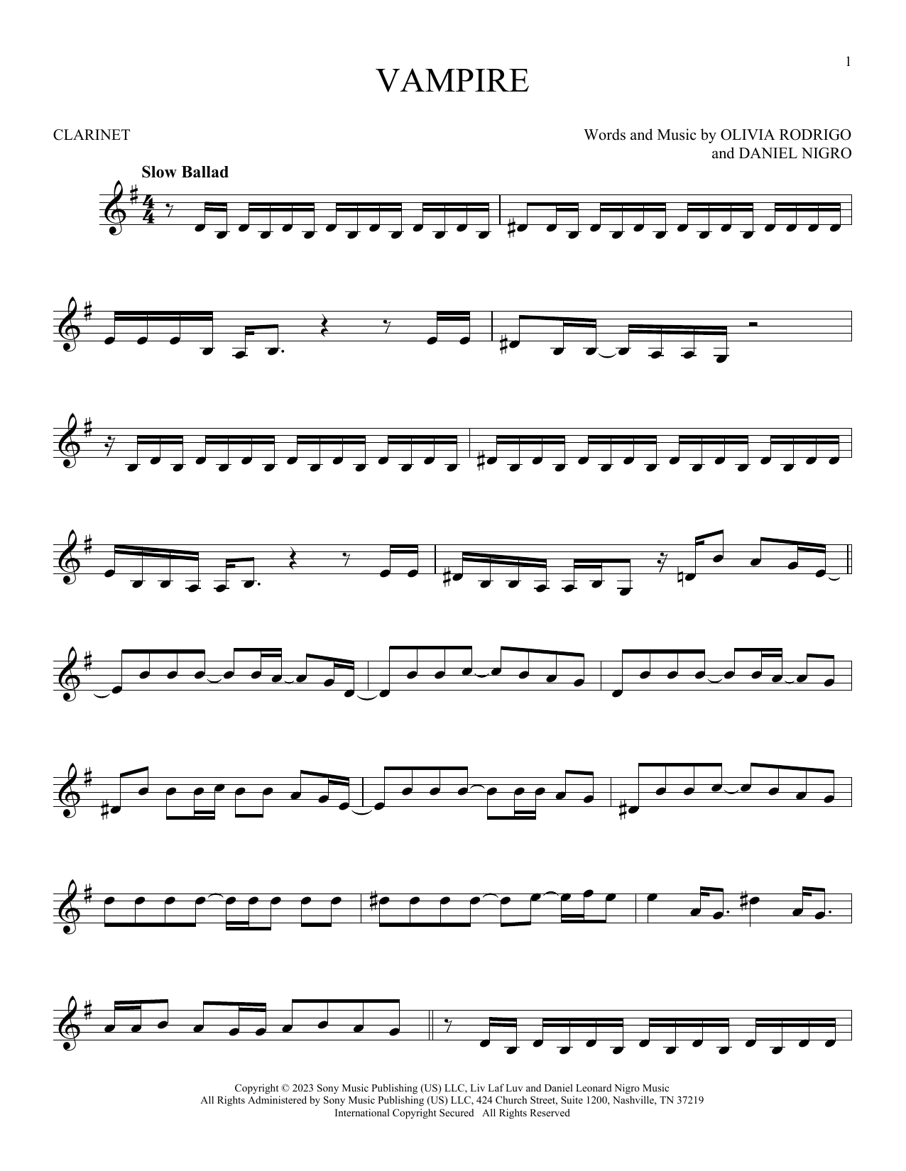 Product gallery: Page 1 of 1 vampire, Olivia Rodrigo